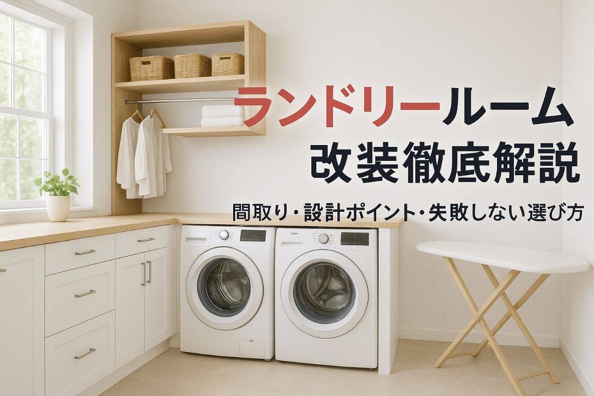 リフォームでランドリールームの費用や事例を徹底解説！間取りや設計ポイントと後悔しない選び方
