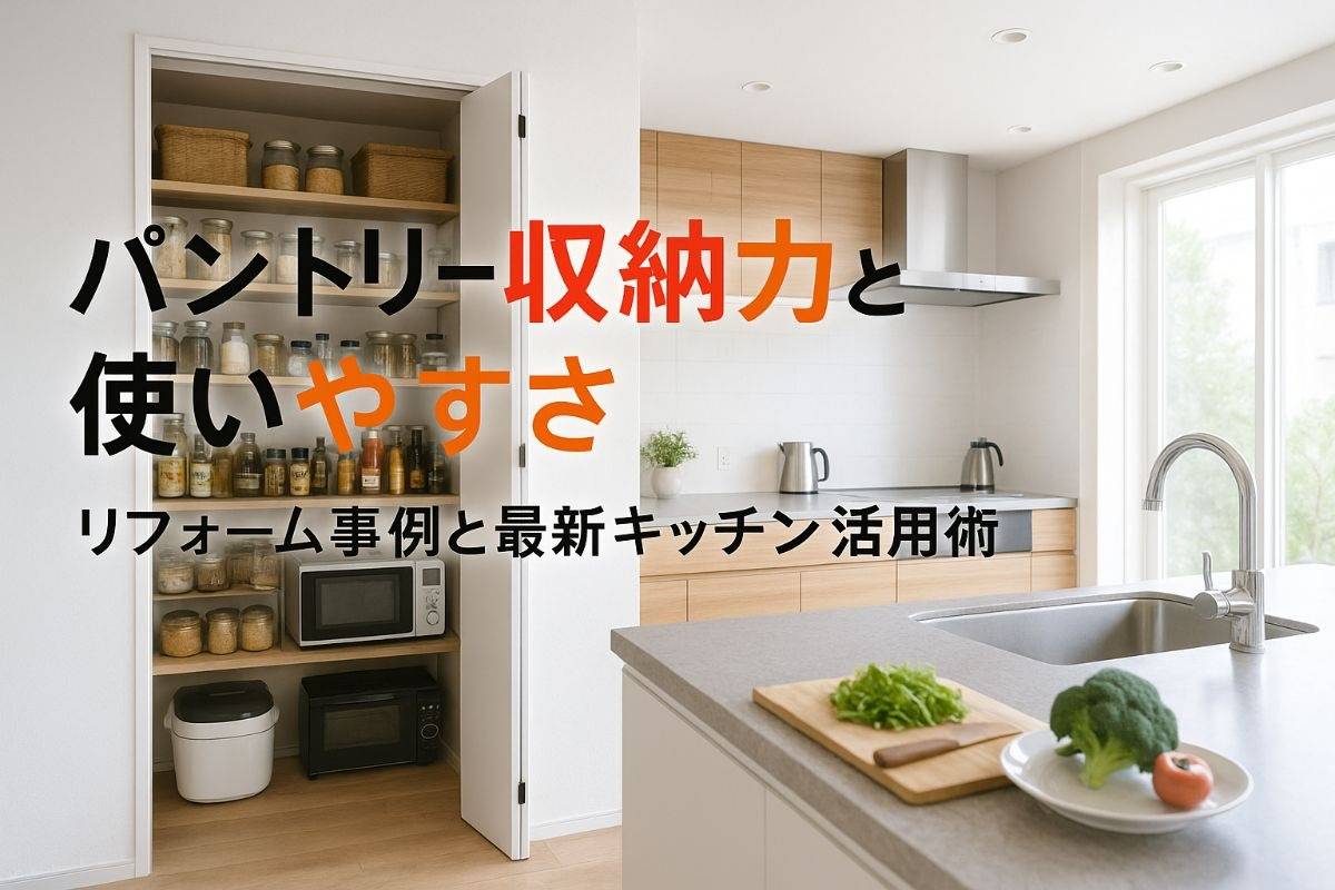 リフォームでパントリーを実現する収納力と使いやすさの両立！費用や事例・最新キッチン活用術を徹底解説