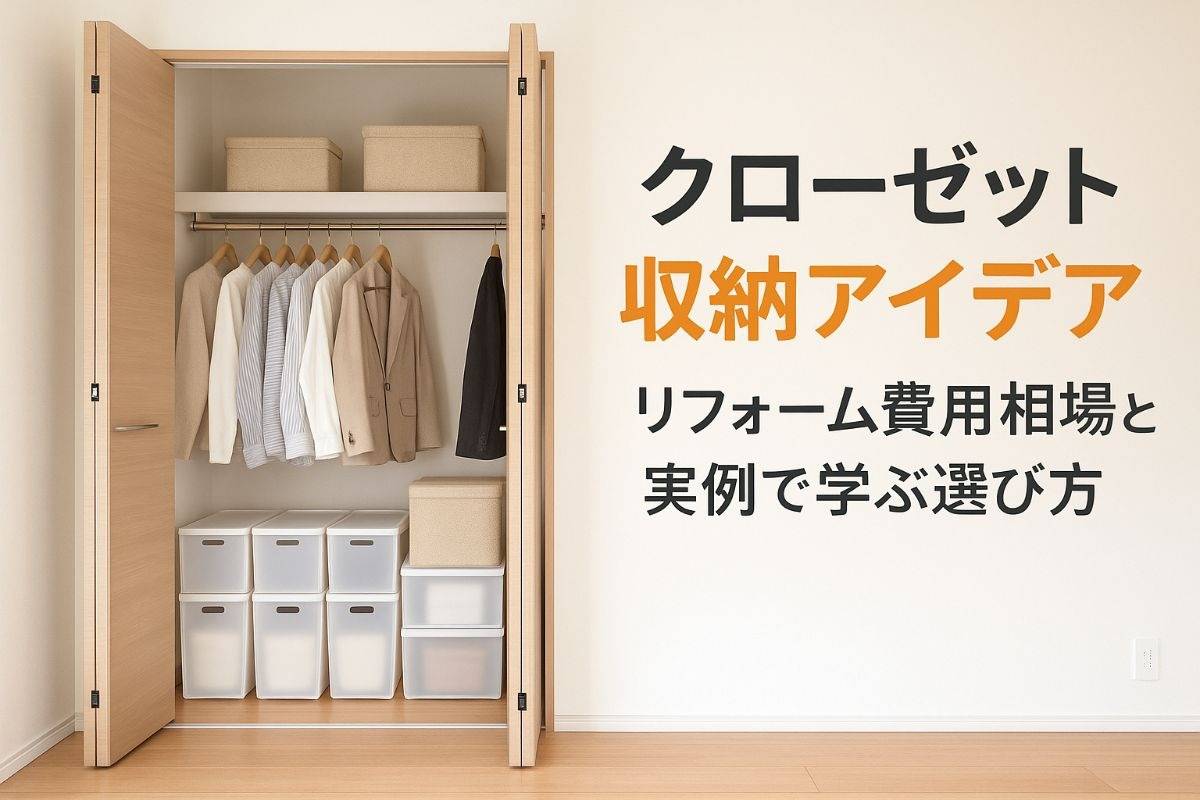 リフォームでクローゼットの費用相場と最新収納アイデア｜実例でわかる失敗しない選び方