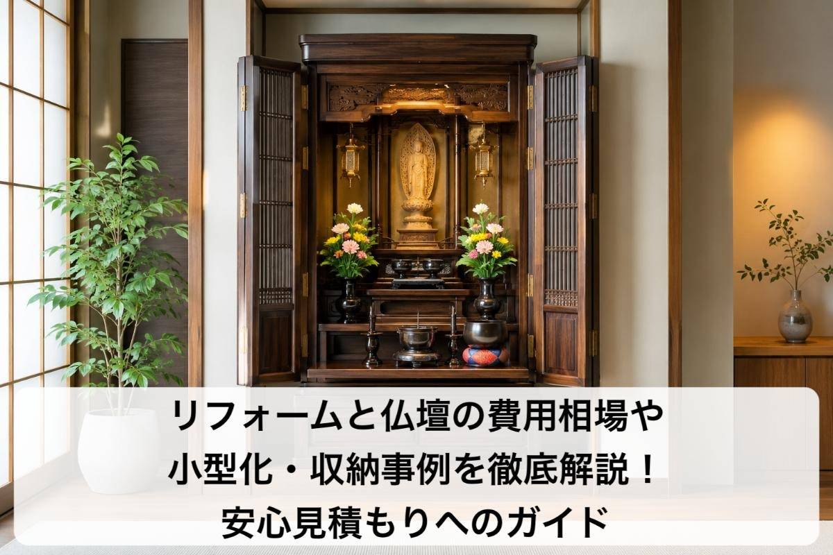 リフォームと仏壇の費用相場や小型化・収納事例を徹底解説!安心見積もりへのガイド