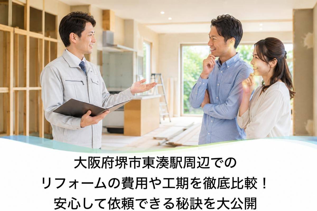 大阪府堺市東湊駅周辺でのリフォームの費用や工期を徹底比較！安心して依頼できる秘訣を大公開